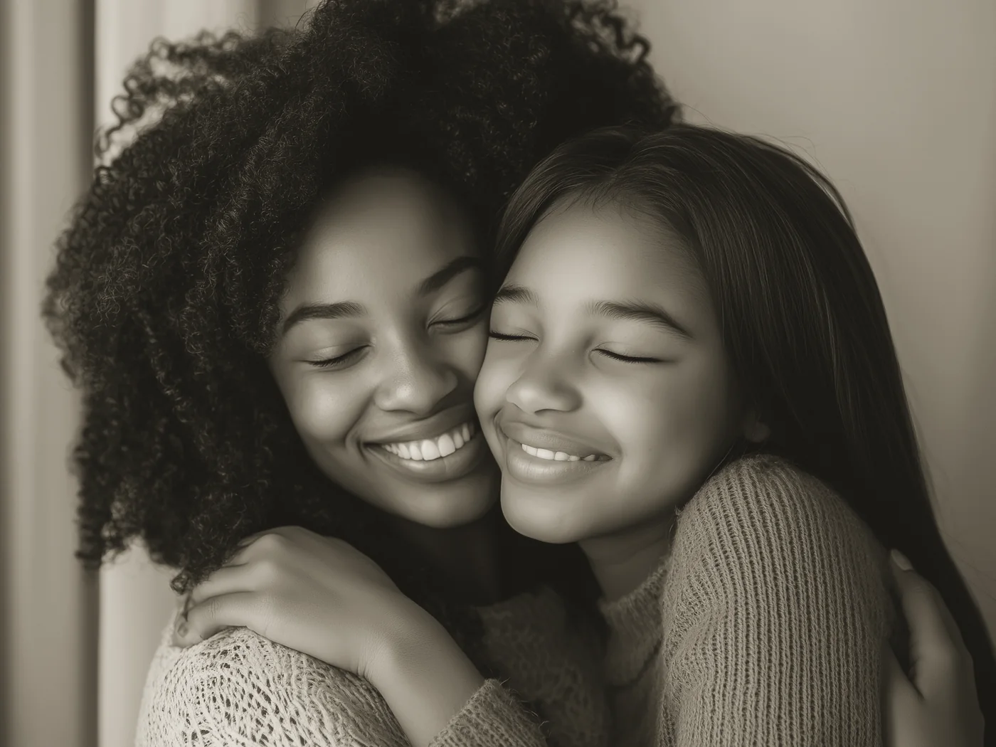 Family gathered together in a supportive counseling environment