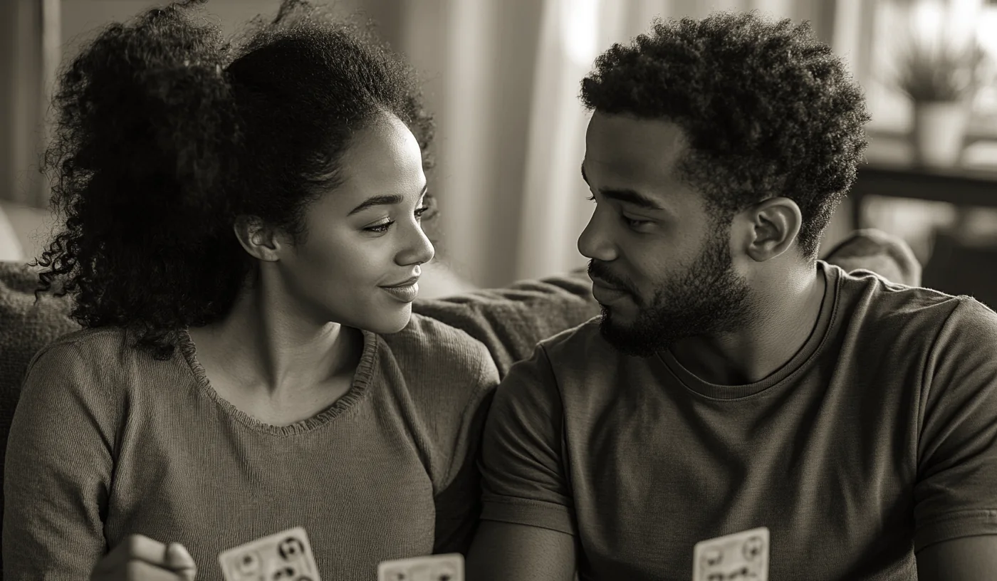 Couple in conversation during relationship counseling